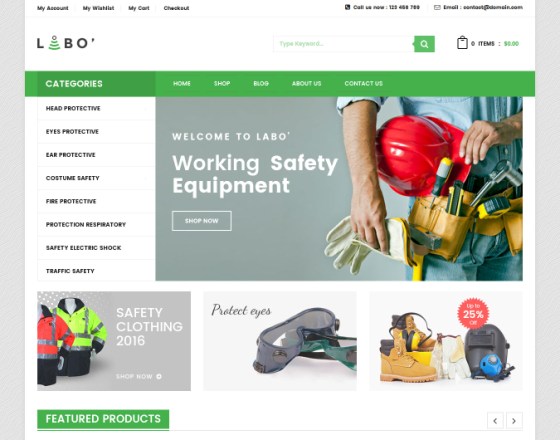 VG Labo - WooCommerce Theme for Tools, Equipment Store