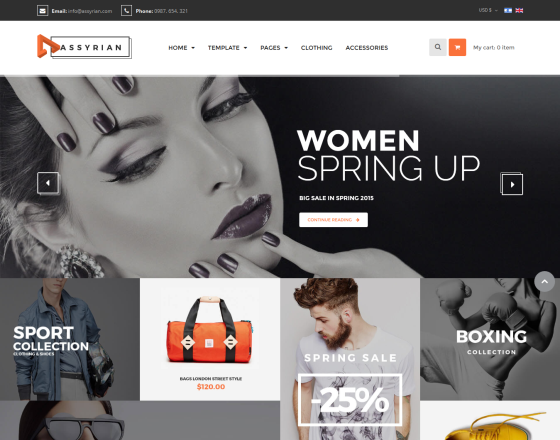 Vina Assyrian - Fashion VirtueMart 3.x Template