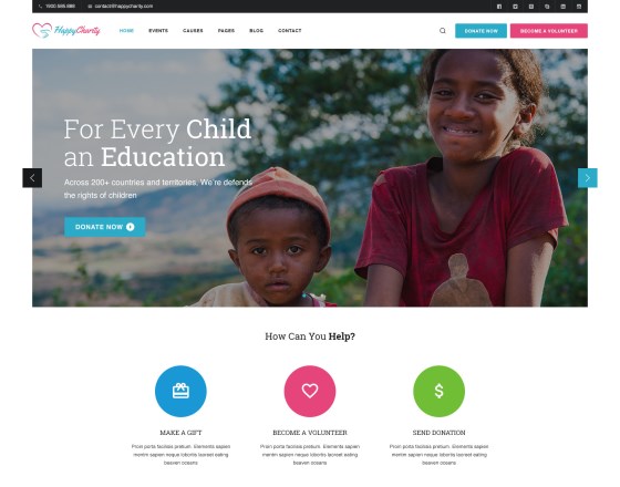 Vina Charity - Responsive Joomla Template for Charity