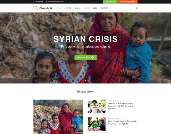 Vina Charity - Responsive Joomla Template for Charity