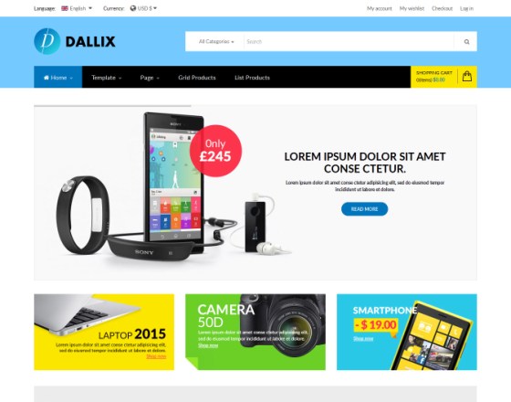 Vina Dallix - Multipurpose Joomla & VirtueMart Template