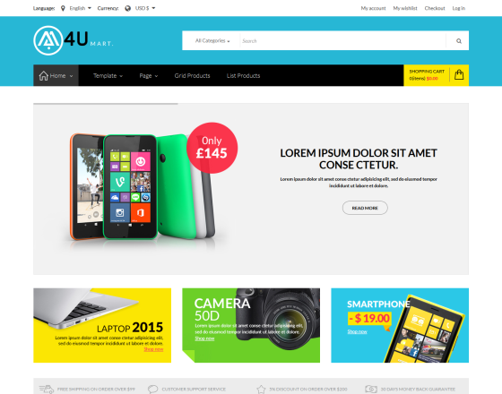 Vina M4U - Multipurpose Joomla & VirtueMart Template